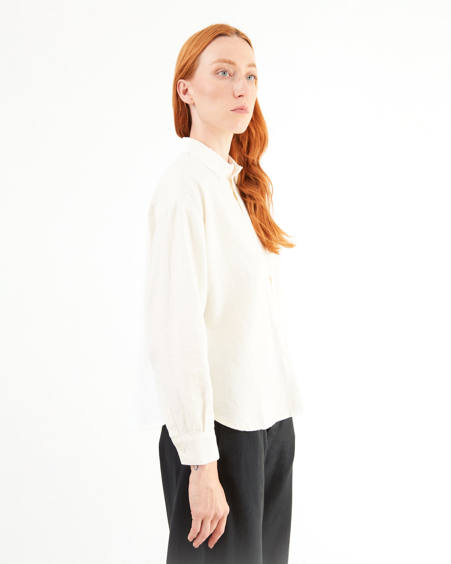 Labo.Art Women's Camicia Eolia Lella Shirt in Winter White