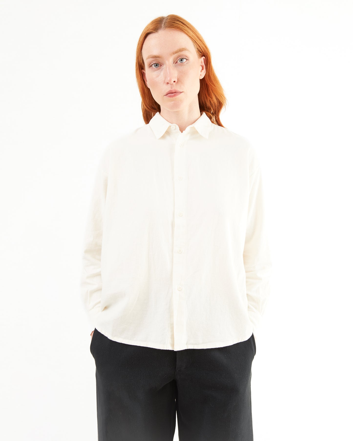 Labo.Art Women's Camicia Eolia Lella Shirt in Winter White