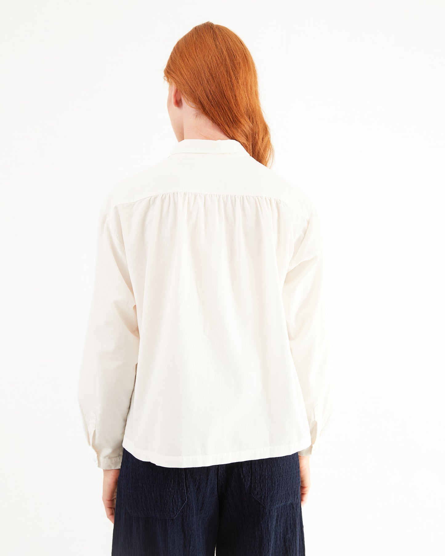 Labo.Art Women's Camicia Riga Lampo Shirt in Winter White