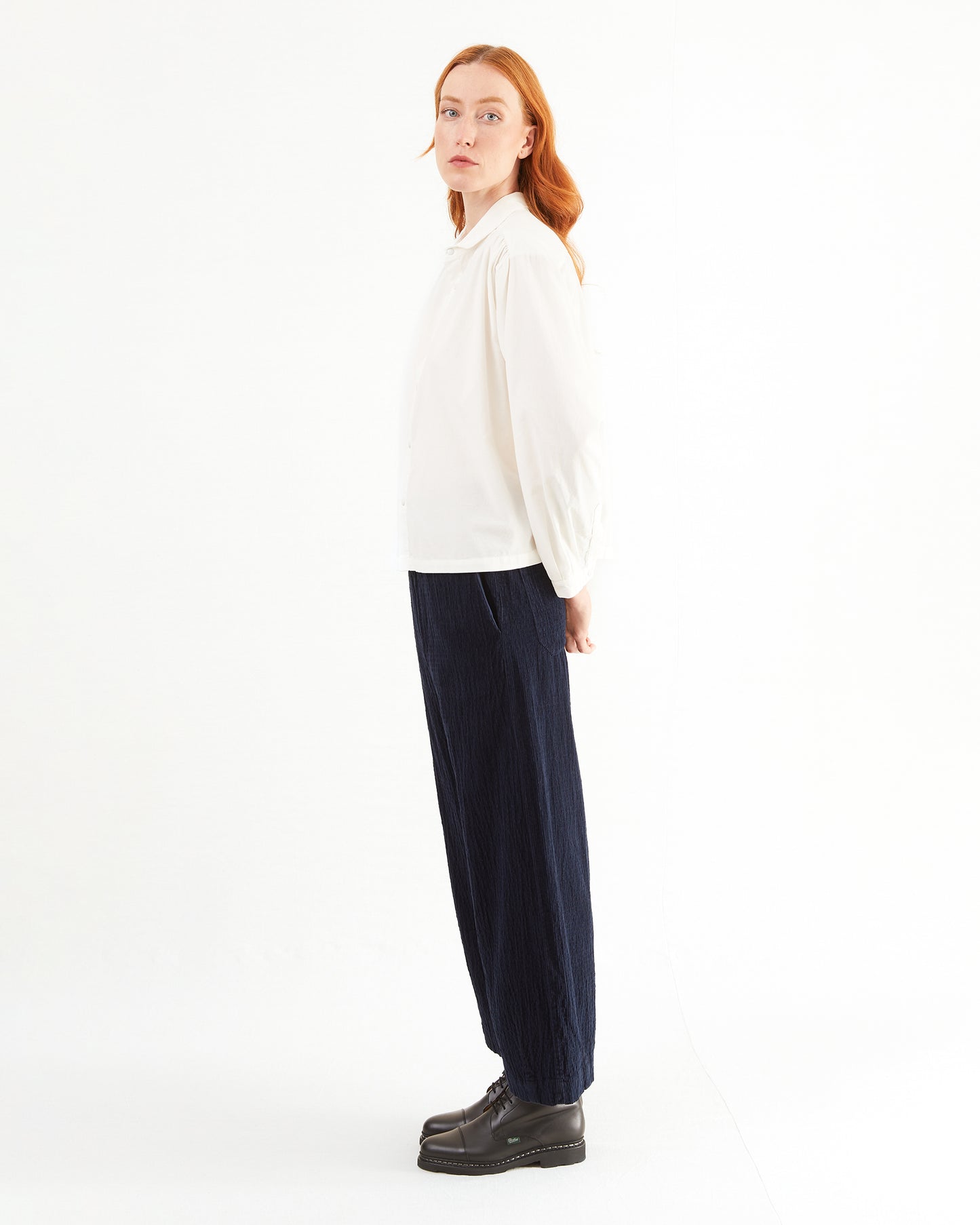 Labo.Art Women's Camicia Riga Lampo Shirt in Winter White