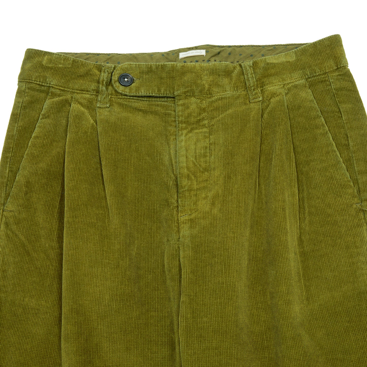 Massimo Alba Men's Strallo2 Corduroy Trousers in Military