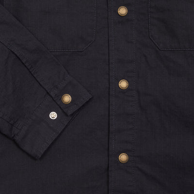 The Country Shirt has a full press stud closure, chest flap pockets, and internal pocket. Crafted from rip-stop cotton this style is functional and durable.  100% Cotton.  Made in Italy.