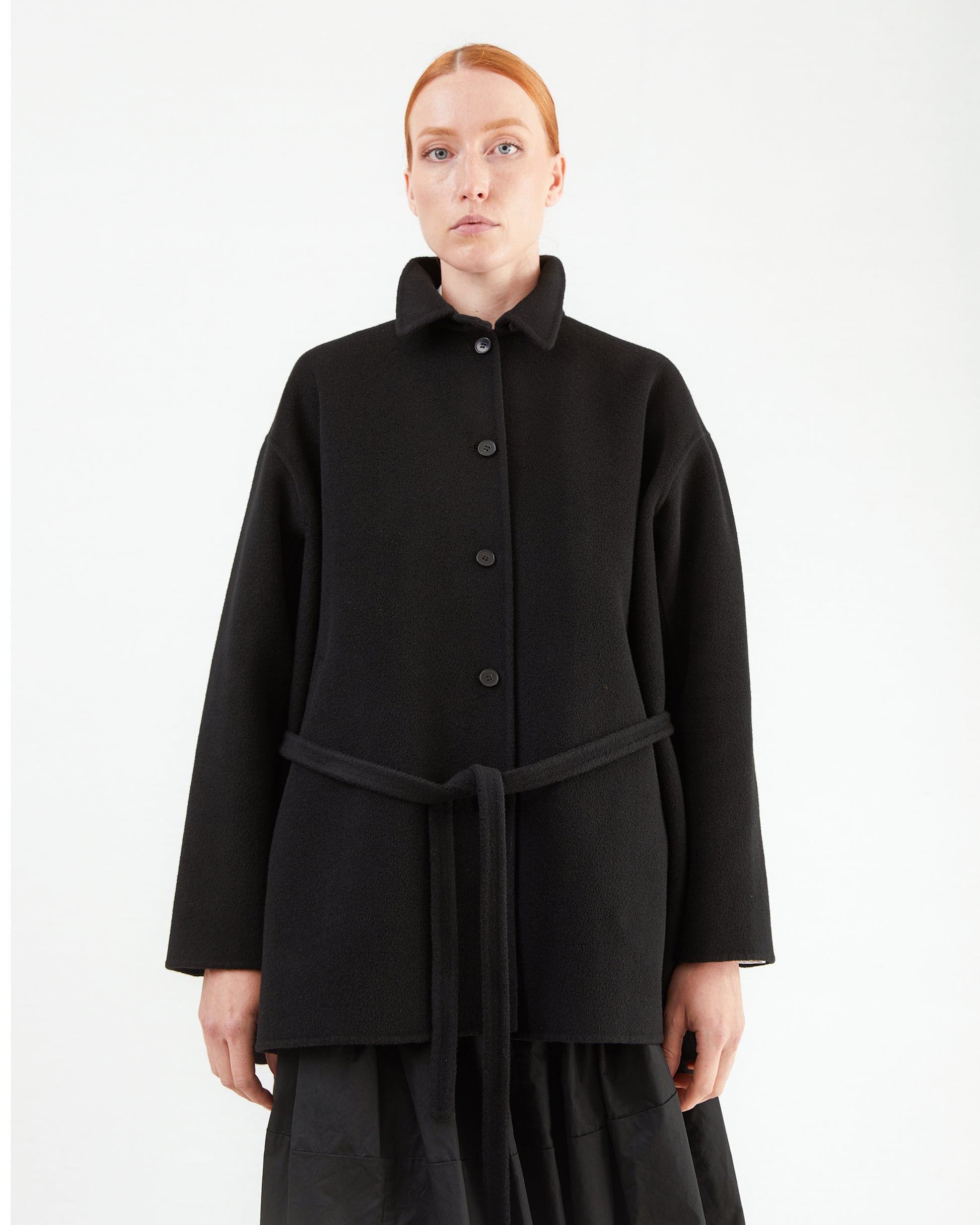 Manuelle Guibal Jokash Cashmere Jacket in Ultra Black