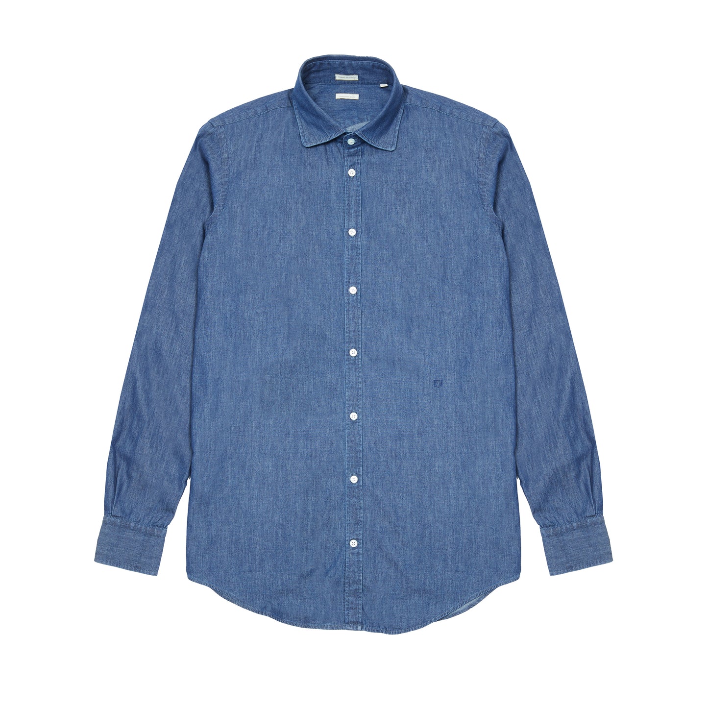 Massimo Alba Canary Classic Shirt in Blue Denim