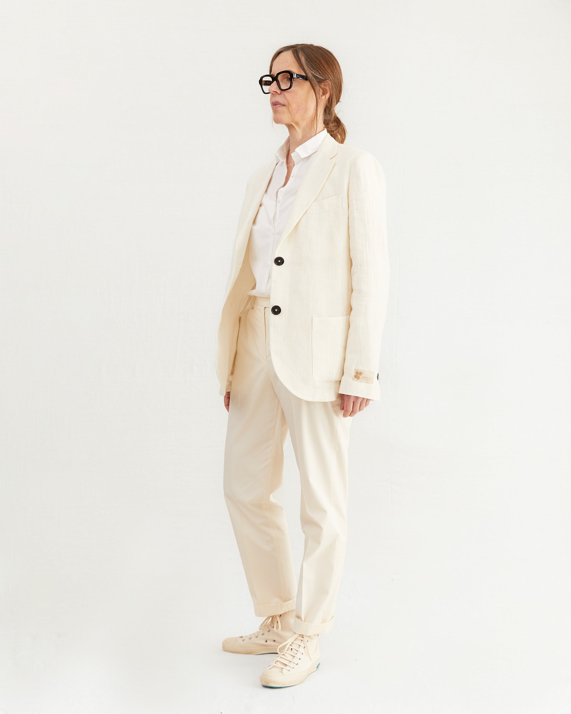 Massimo Alba Women's Stromboli Blazer in Sesame