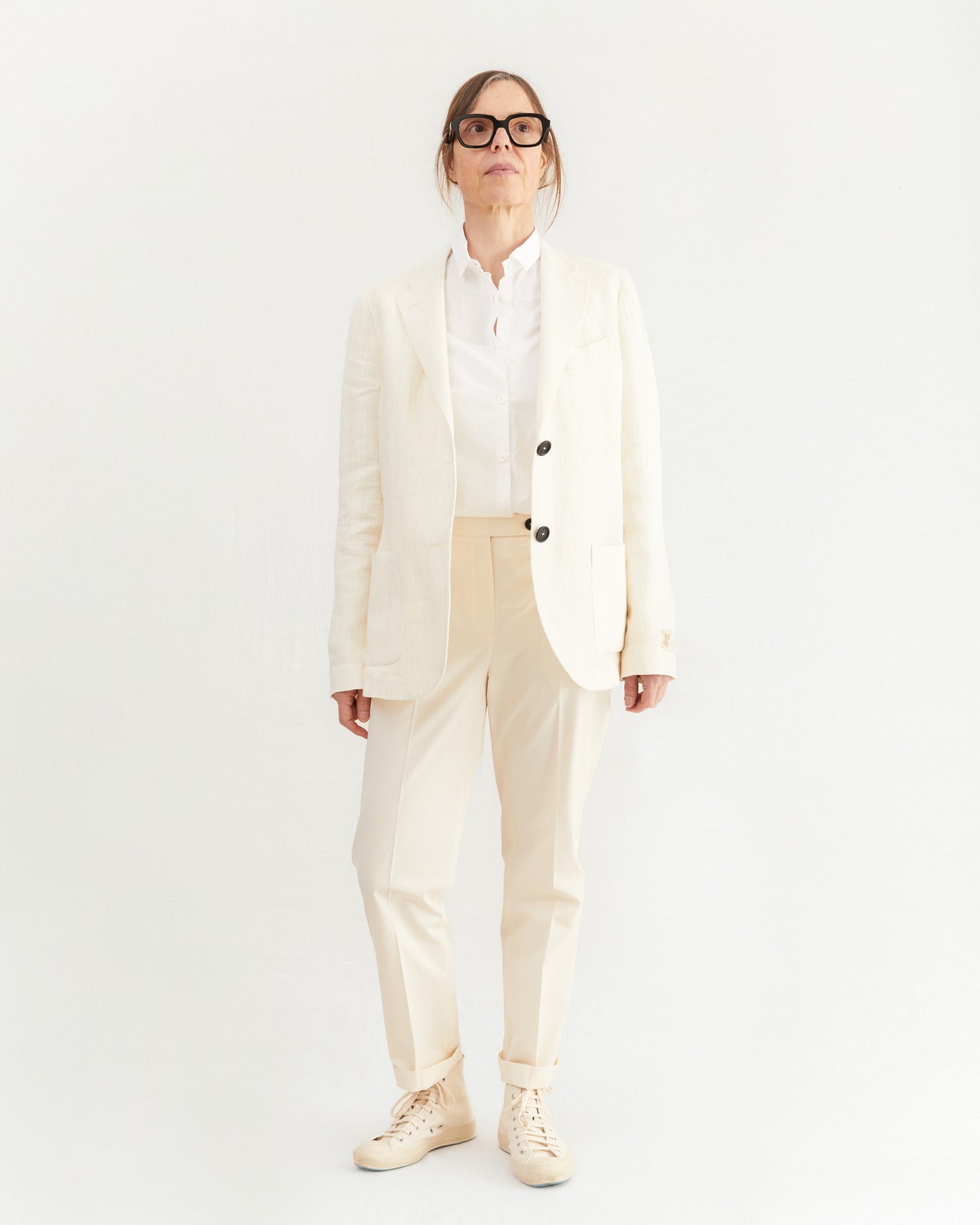 Massimo Alba Women's Stromboli Blazer in Sesame