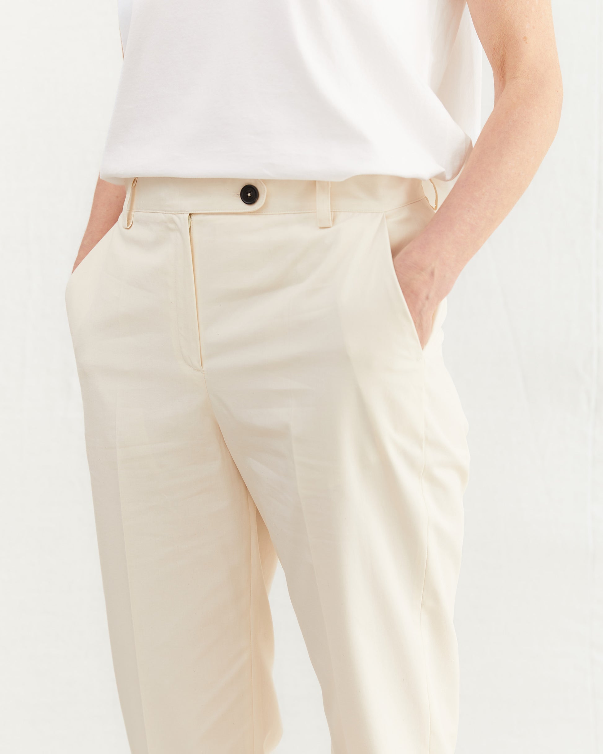 Massimo Alba Women's Miriam Trouser in Summer Sand