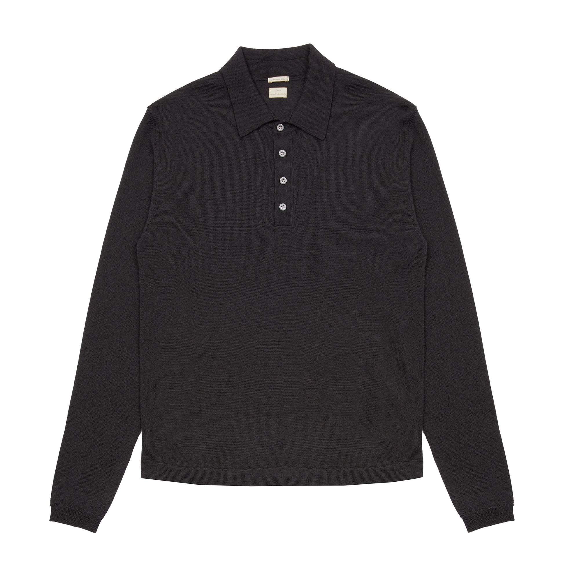 Massimo Alba Men's Polo Sweater in Meteorite
