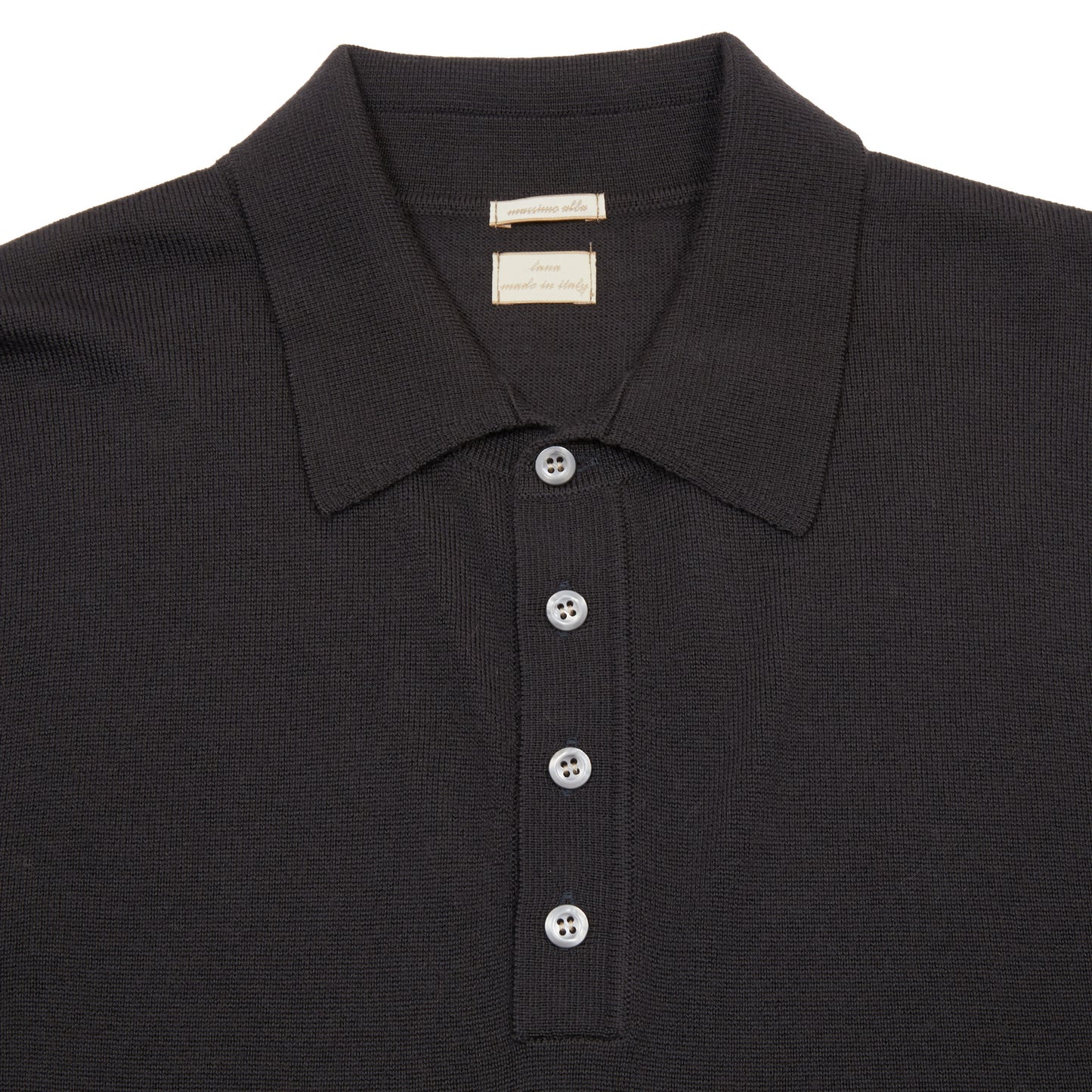 Massimo Alba Men's Polo Sweater in Meteorite