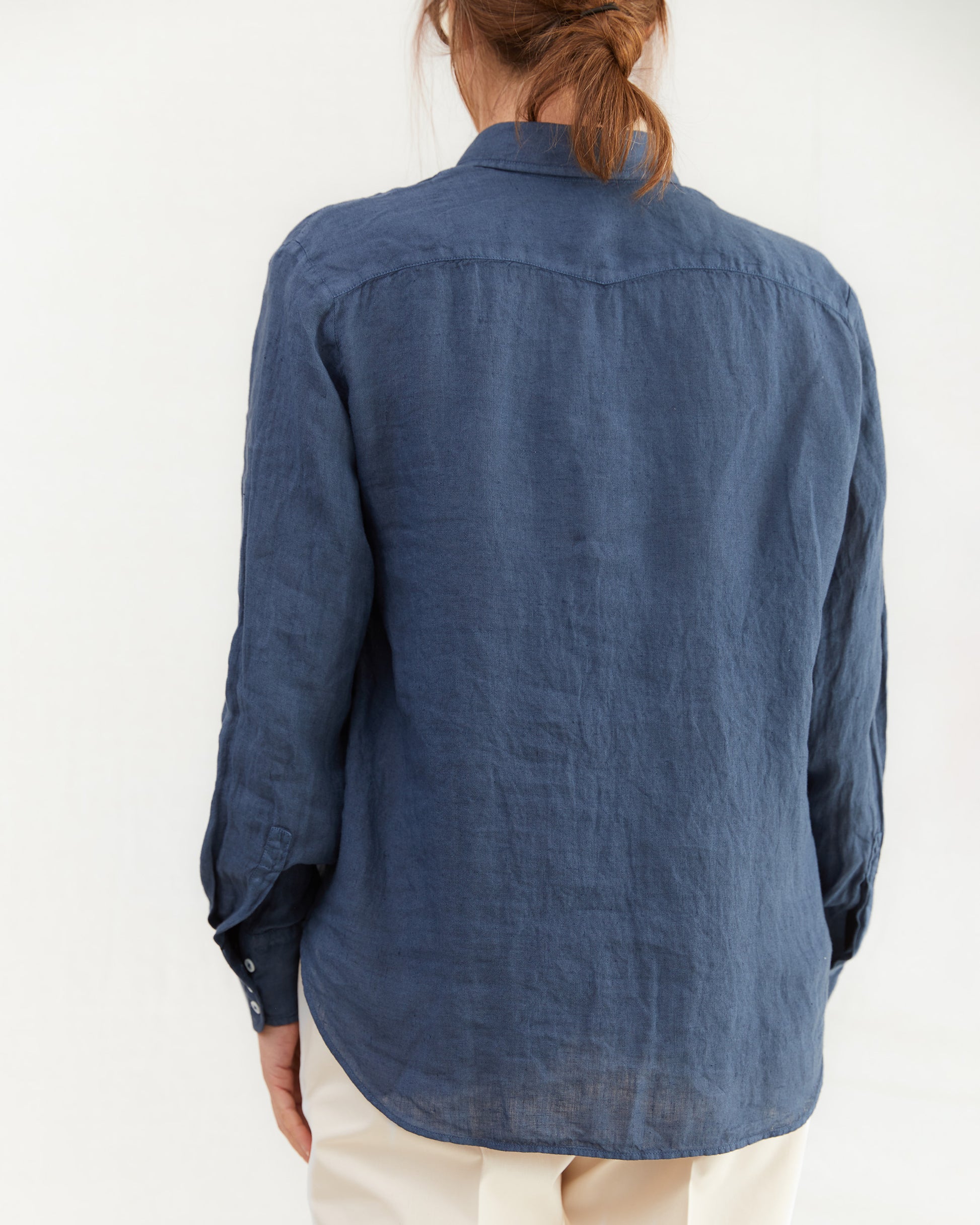 Massimo Alba Women's Selma Shirt in Oltremare