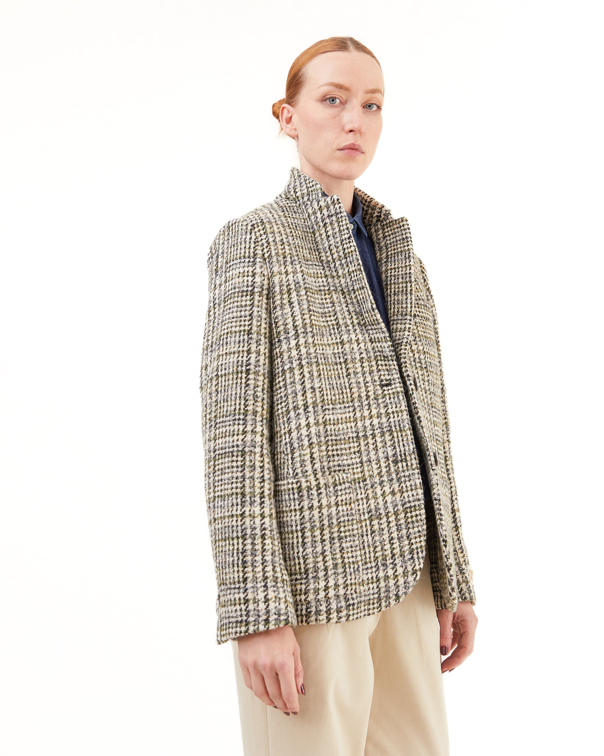 Massimo Alba Women's Stromboli Wool Blazer in Military