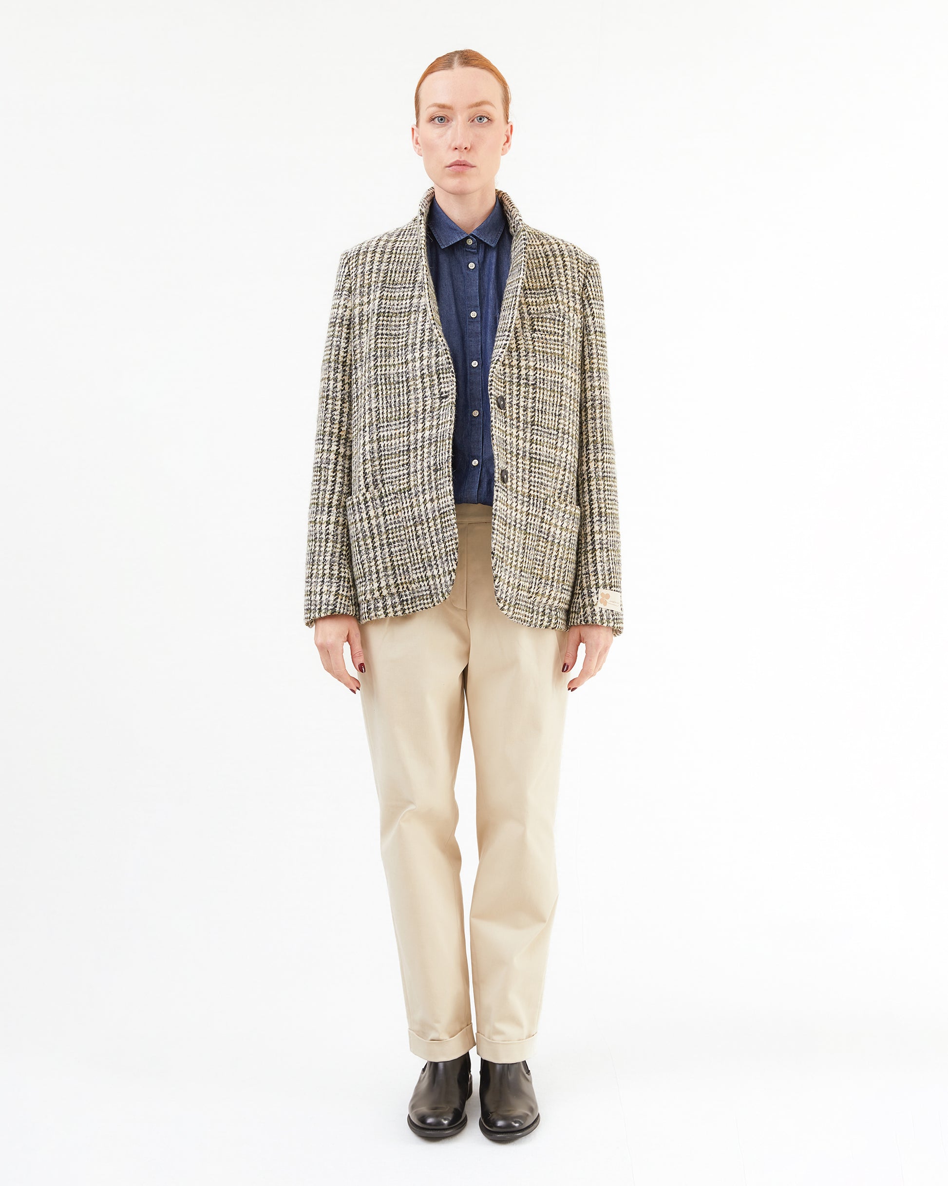 Massimo Alba Women's Stromboli Wool Blazer in Military