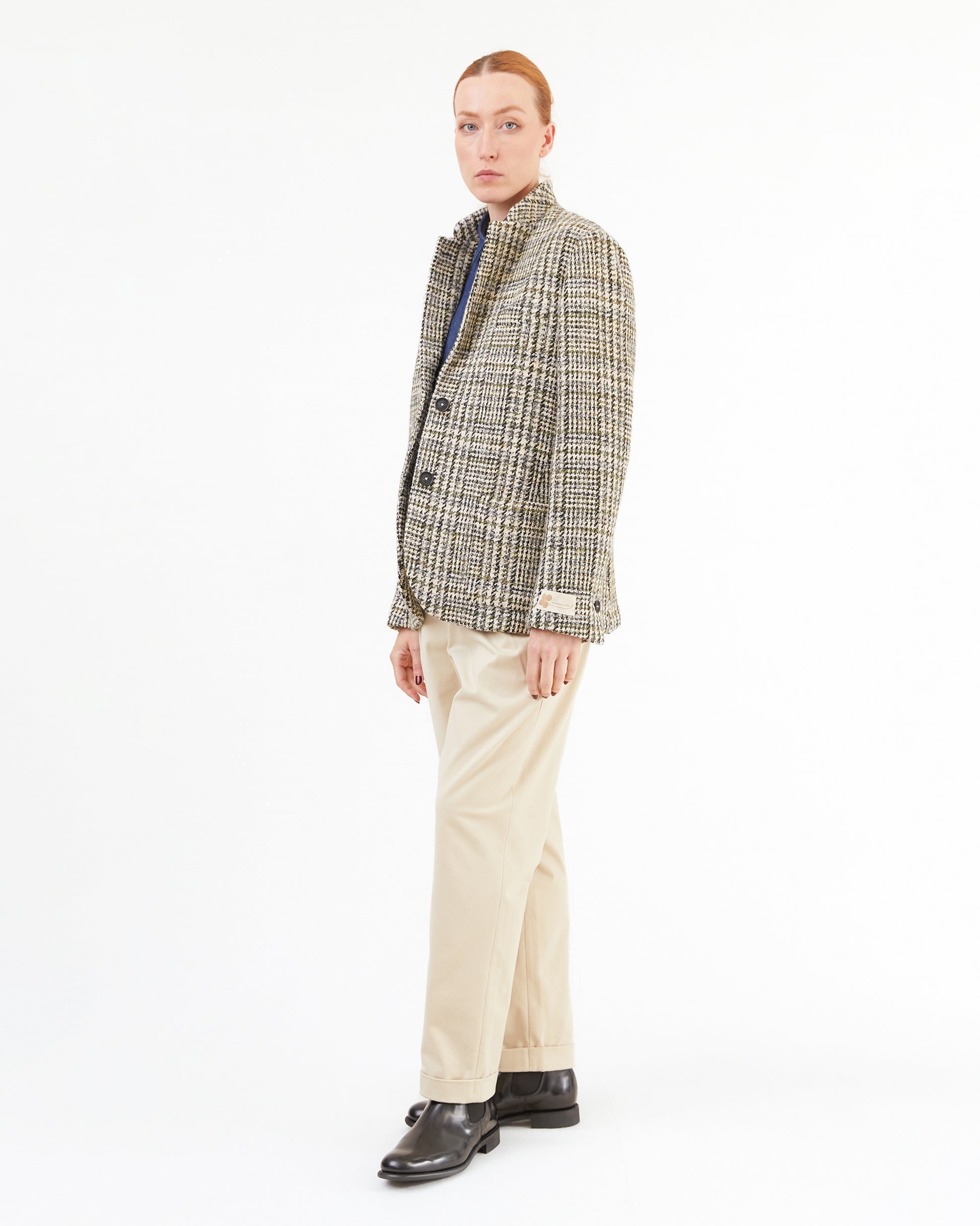 Massimo Alba Women's Stromboli Wool Blazer in Military