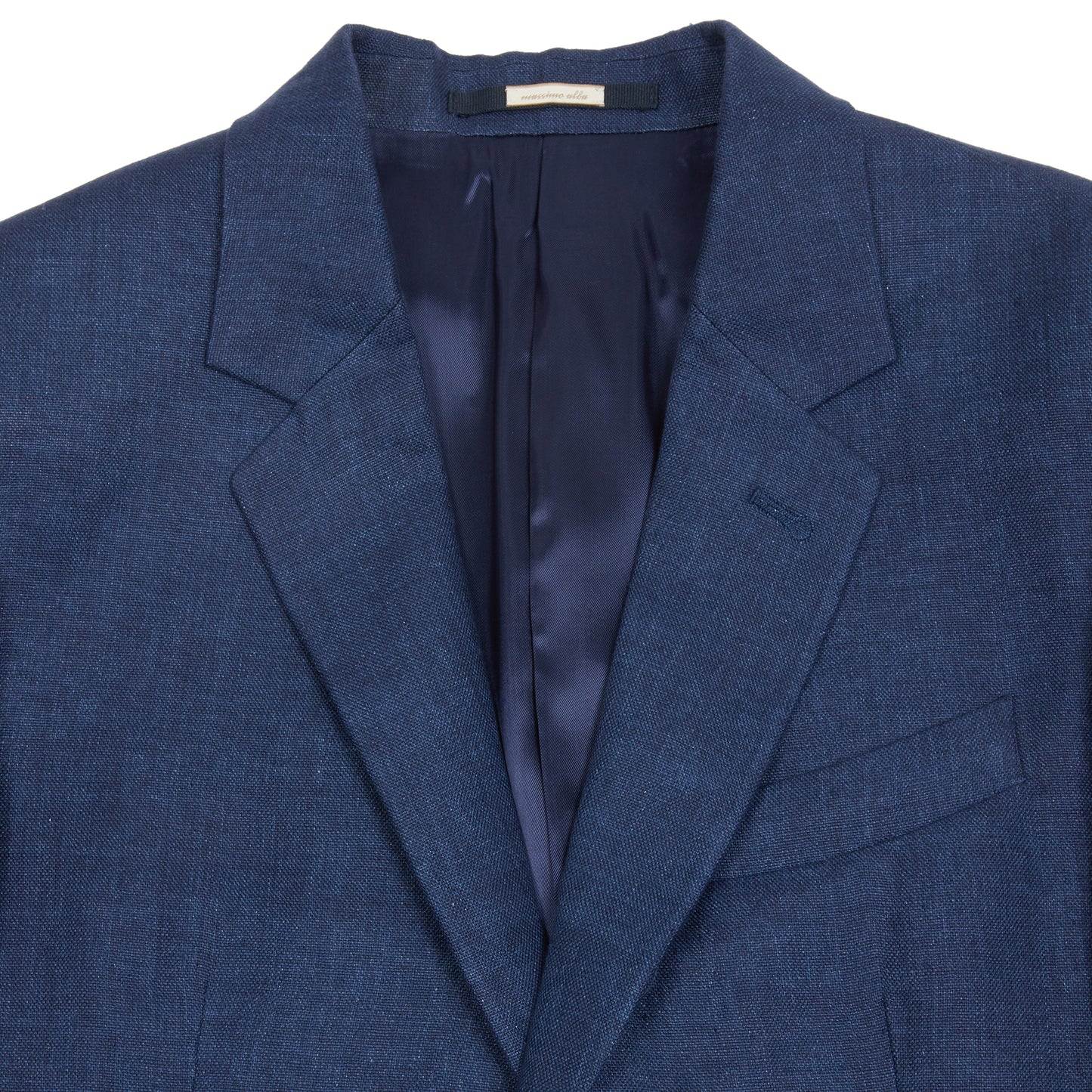 Massimo Alba Linen Ettore Suit in Blu