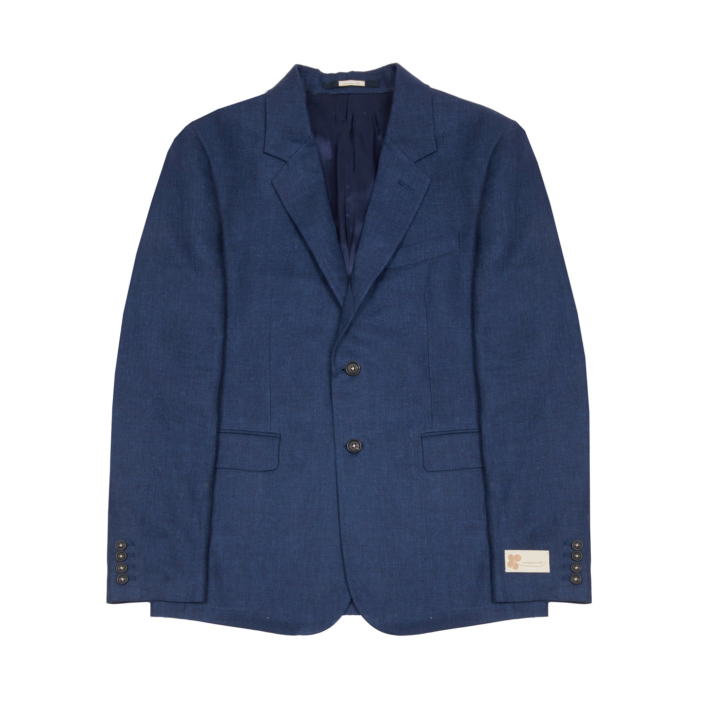 Massimo Alba Linen Ettore Suit in Blu