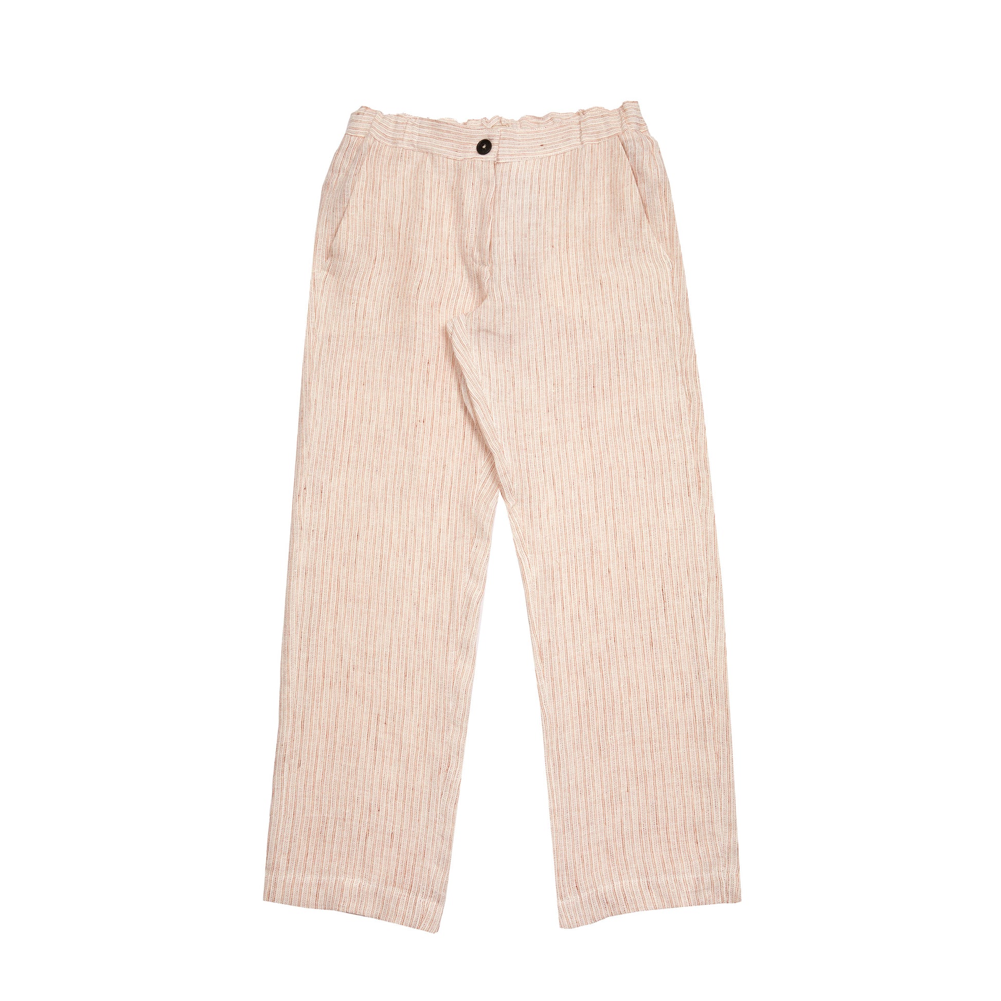 Massimo Alba Women's Sparus Cropped Linen Trousers in Siena
