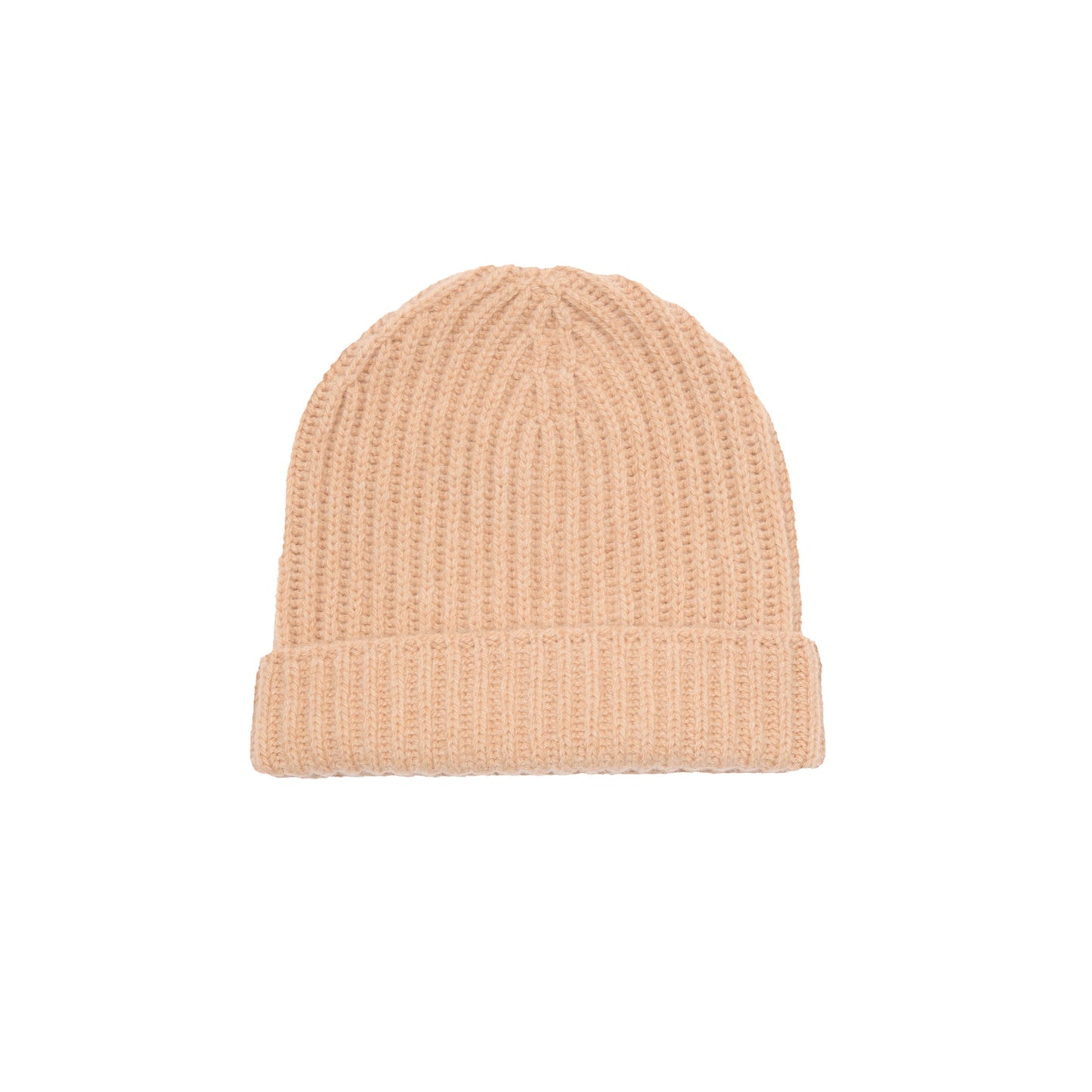 McGeorge Cashmere/Wool English Rib Cap in Camel
