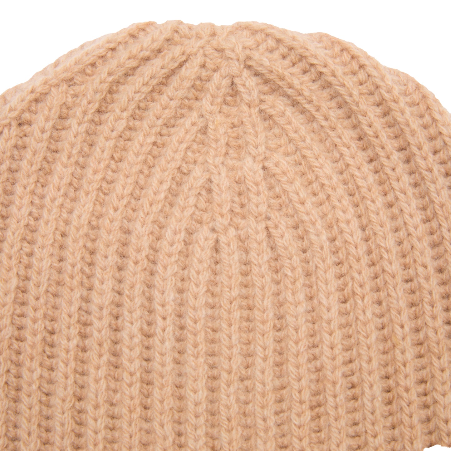 McGeorge Cashmere/Wool English Rib Cap in Camel