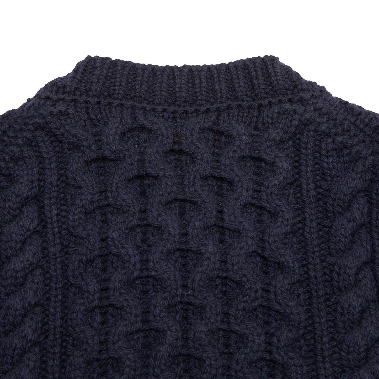 McGeorge of Scotland Cableknit Jumper in Navy (AW25)