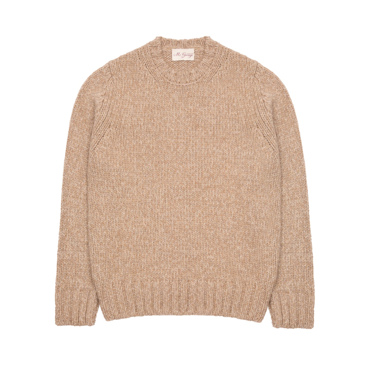 McGeorge Cashmere Chunky Crew in Caramel