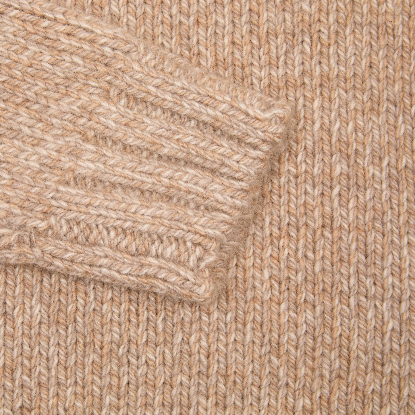 McGeorge Cashmere Chunky Crew in Caramel