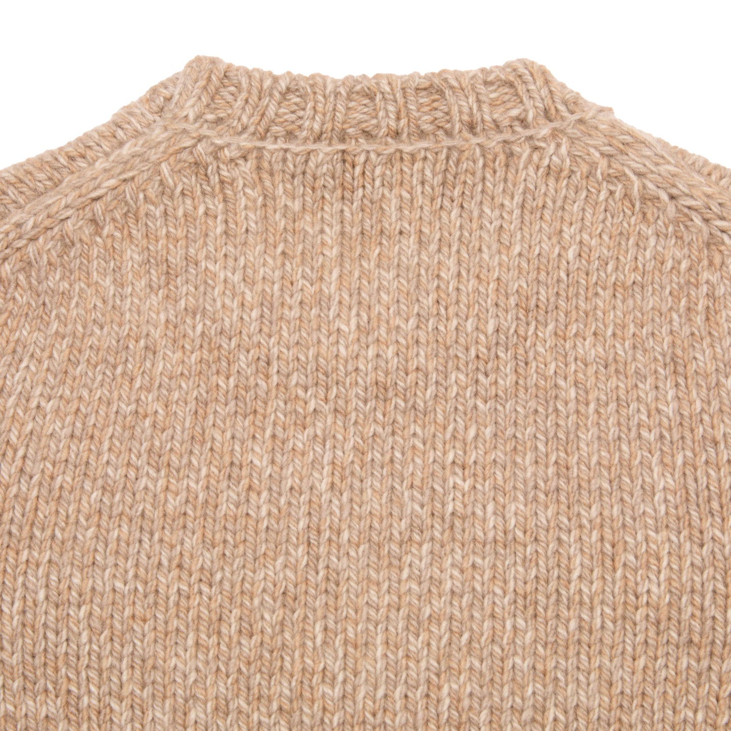 McGeorge Cashmere Chunky Crew in Caramel