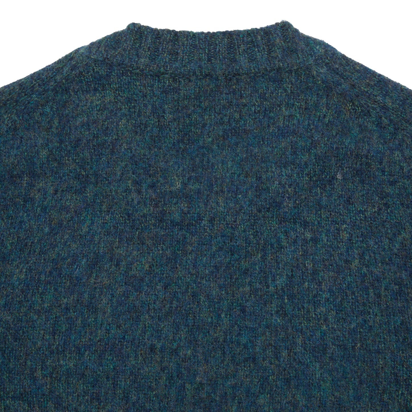 McGeorge Supersoft Shetland Shaggy Jumper in Ocean
