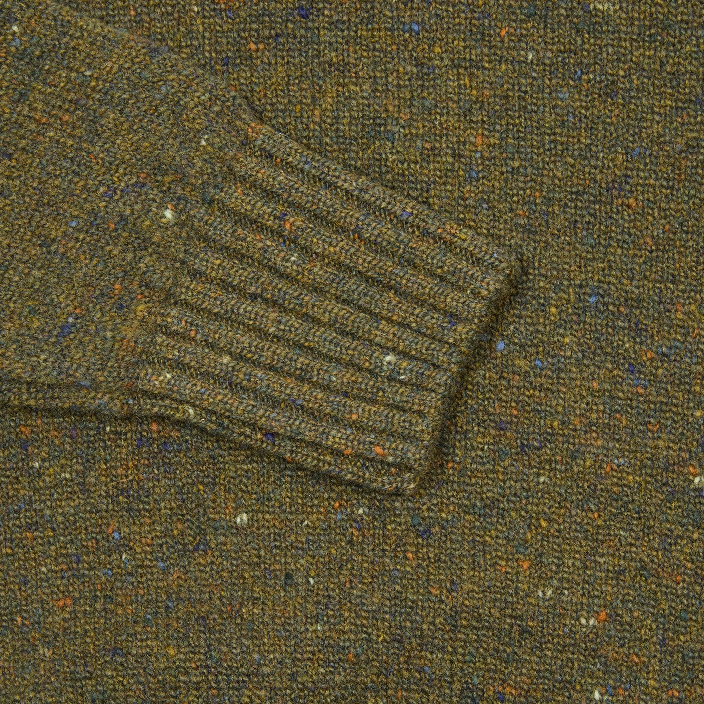 McGeorge Cashmere/Wool Donegal Jumper in Loden