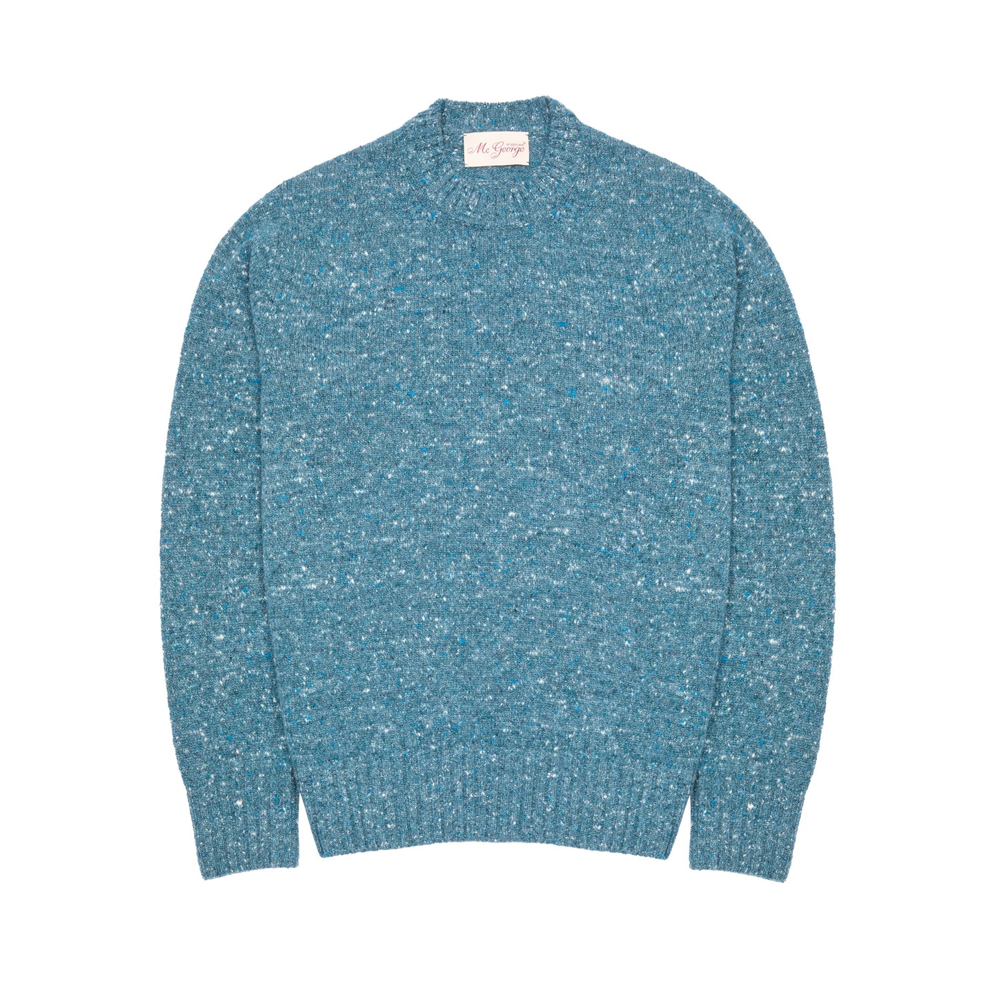 McGeorge Cashmere/Wool Donegal Jumper in Nympheas