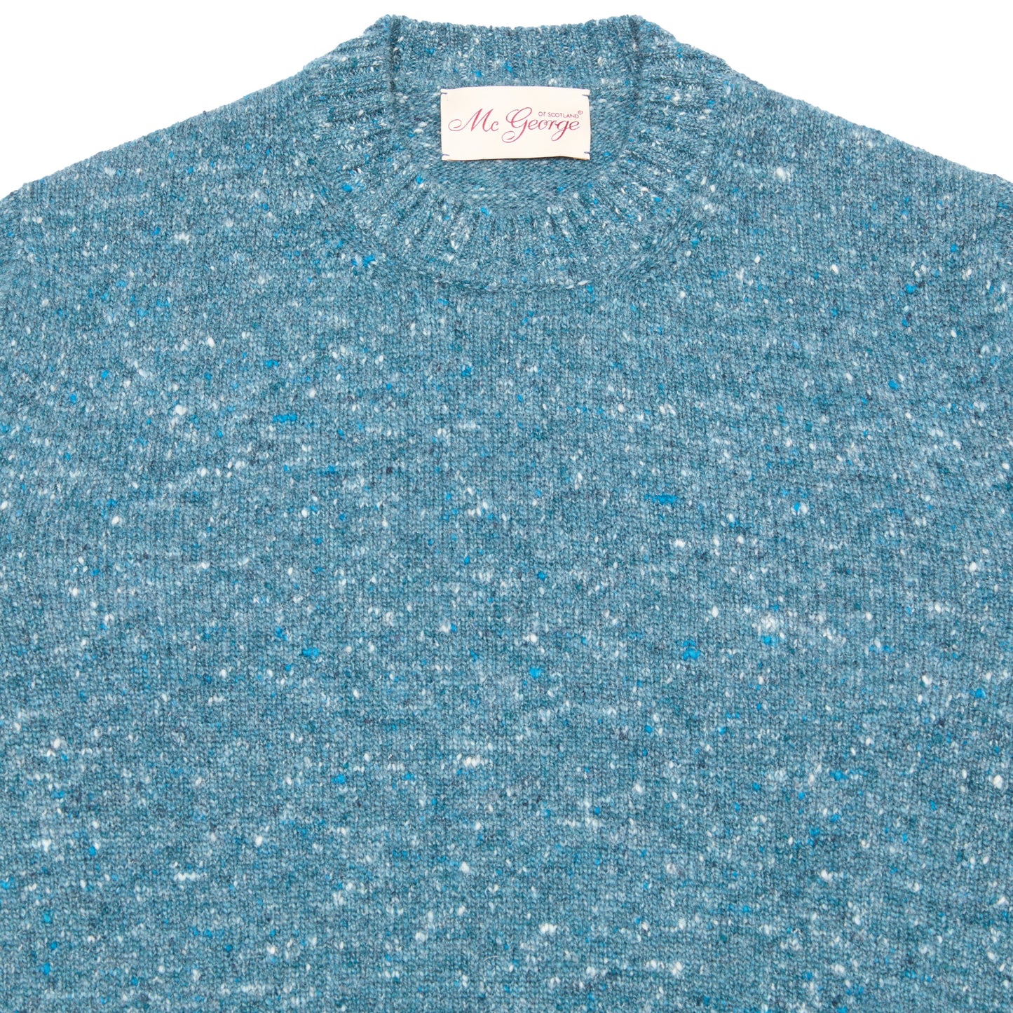 McGeorge Cashmere/Wool Donegal Jumper in Nympheas