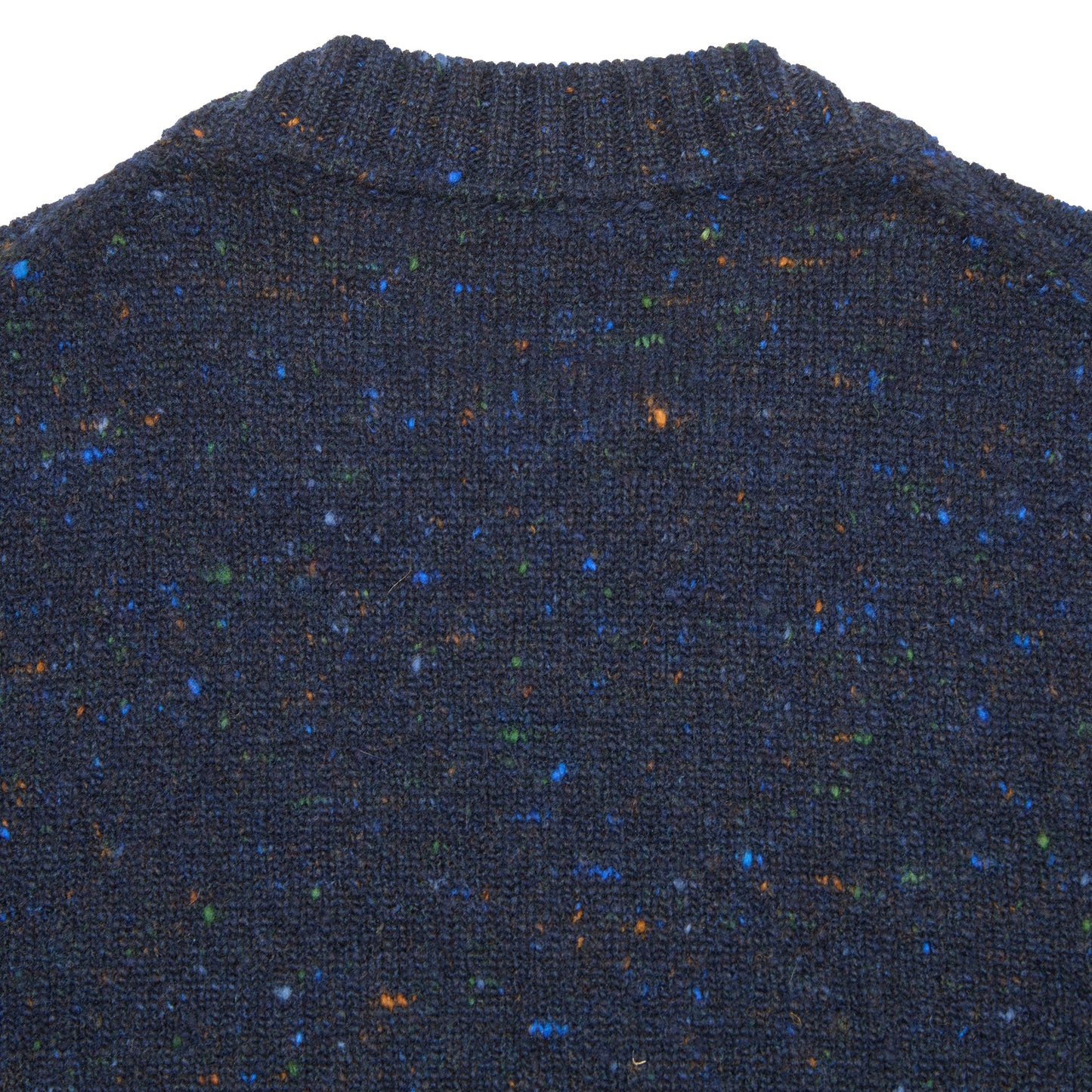 McGeorge Cashmere/Wool Donegal Jumper in Prussia