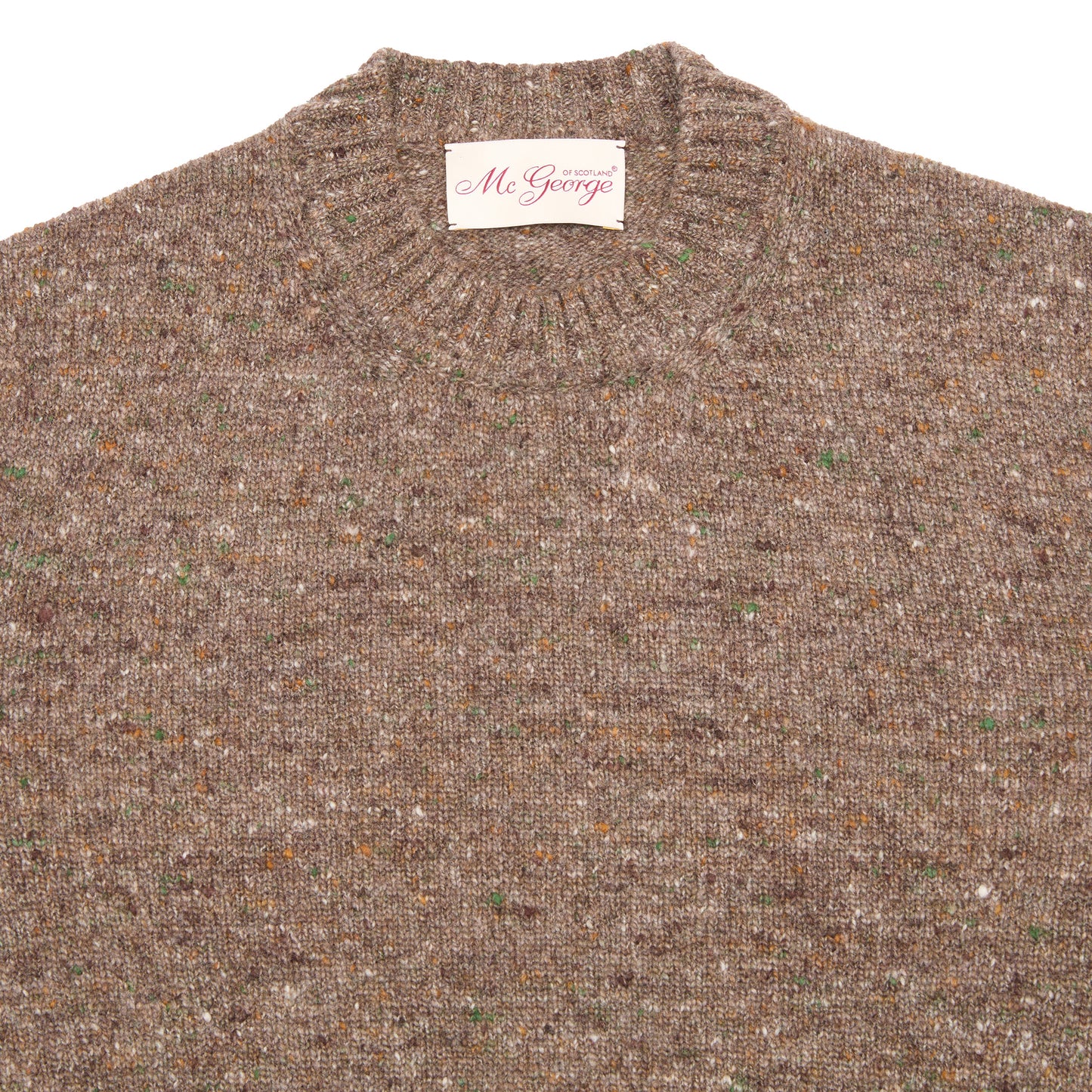 McGeorge Cashmere/Wool Donegal Jumper in Tundra
