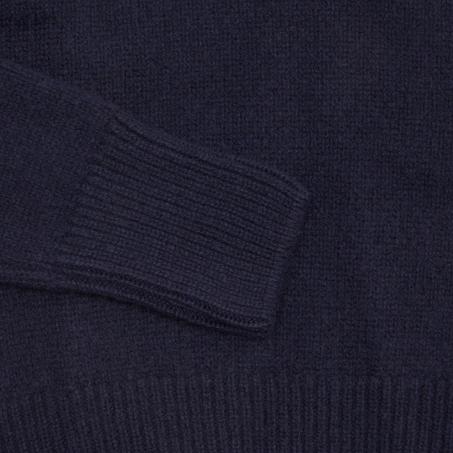 Merz b Schwanen Good Basics Cashmere/Merino Turtleneck Pullover in Dark Navy 3