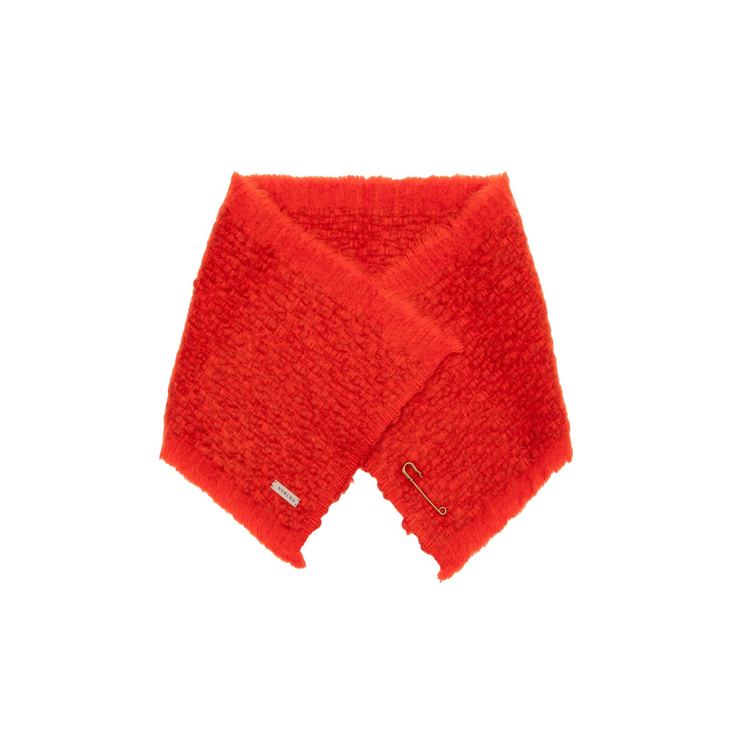 Norlha Handspun Dawn Neck Warmer in Flame Red