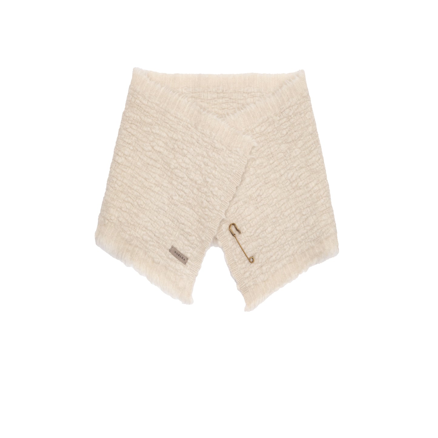 Norlha Handspun Dawn Neck Warmer in Natural Yak White