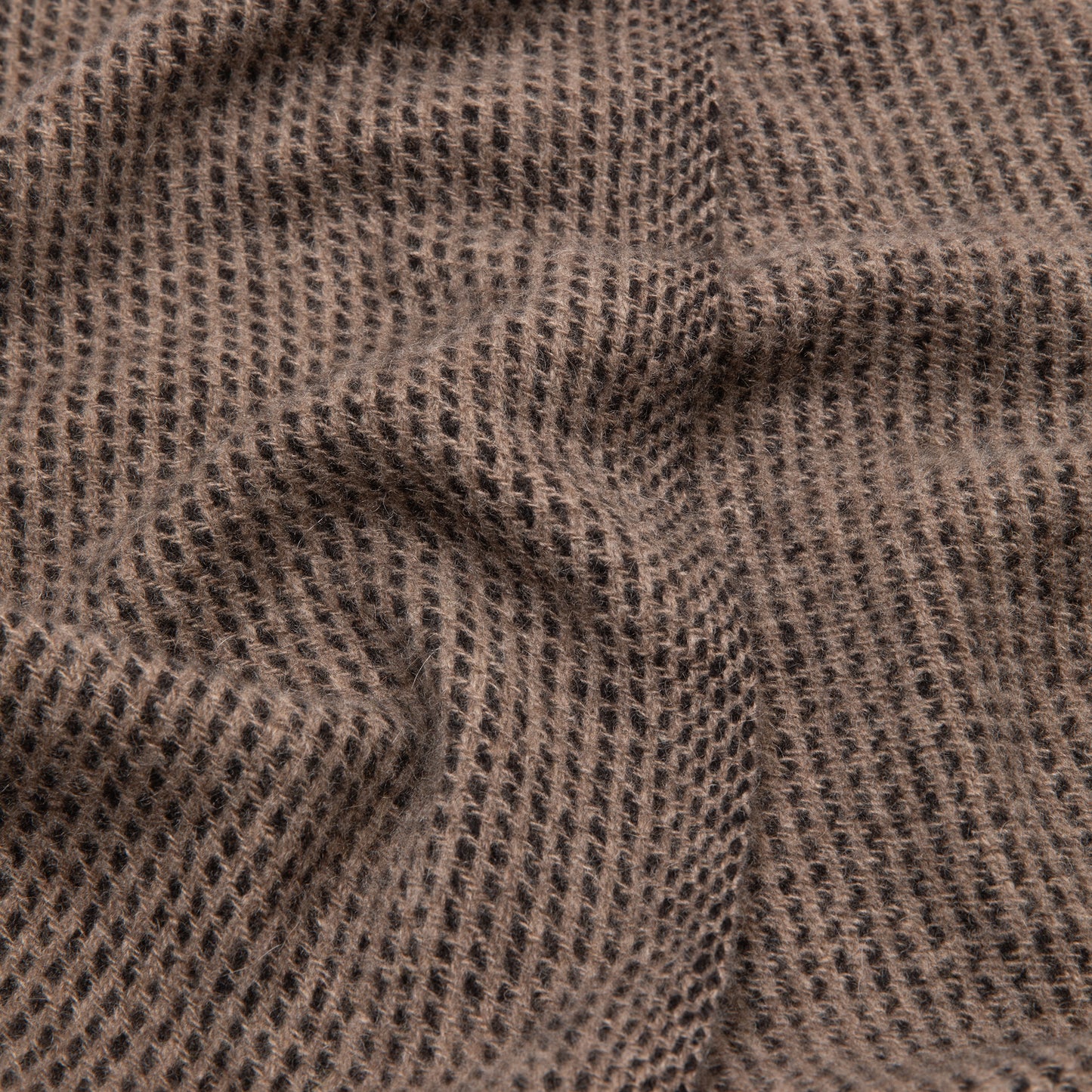 Norlha Nomad Pilgrimage Scarf in Black & Natural Yak Grey