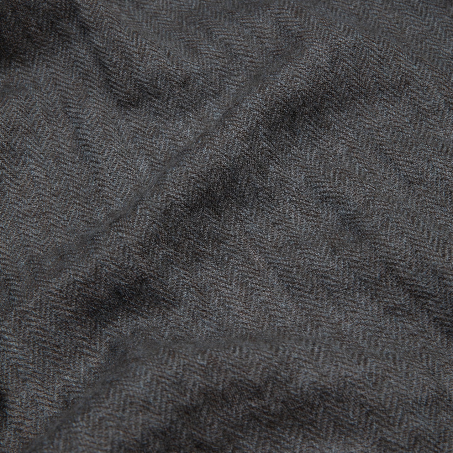 Norlha Prince Herringbone Scarf in Storm Blue
