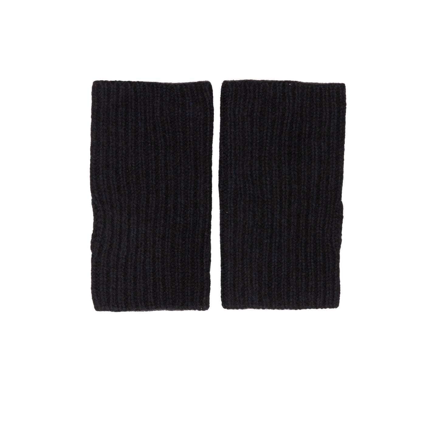 Norlha Ribbed Wrist Warmers in Navy