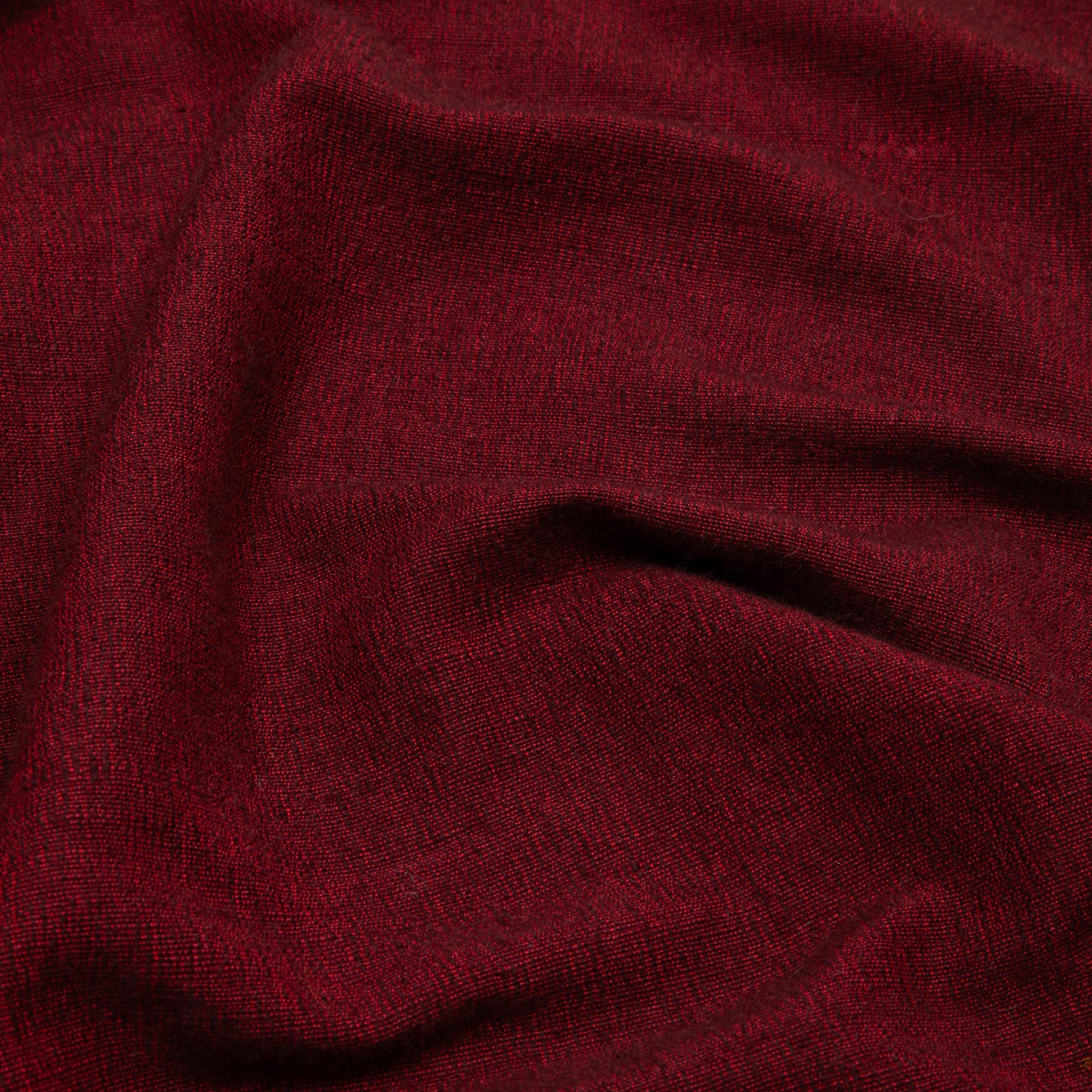 Norlha Village Light Tassels Scarf in Monk Red