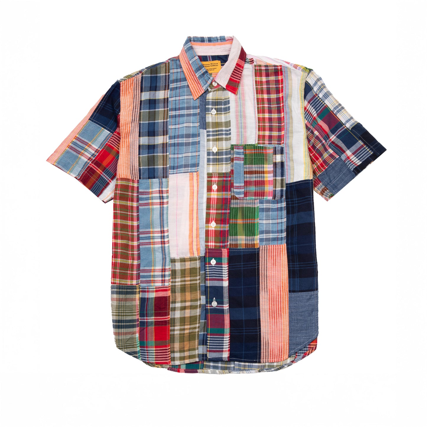 Original Madras Patchwork Short Sleeve Shirt