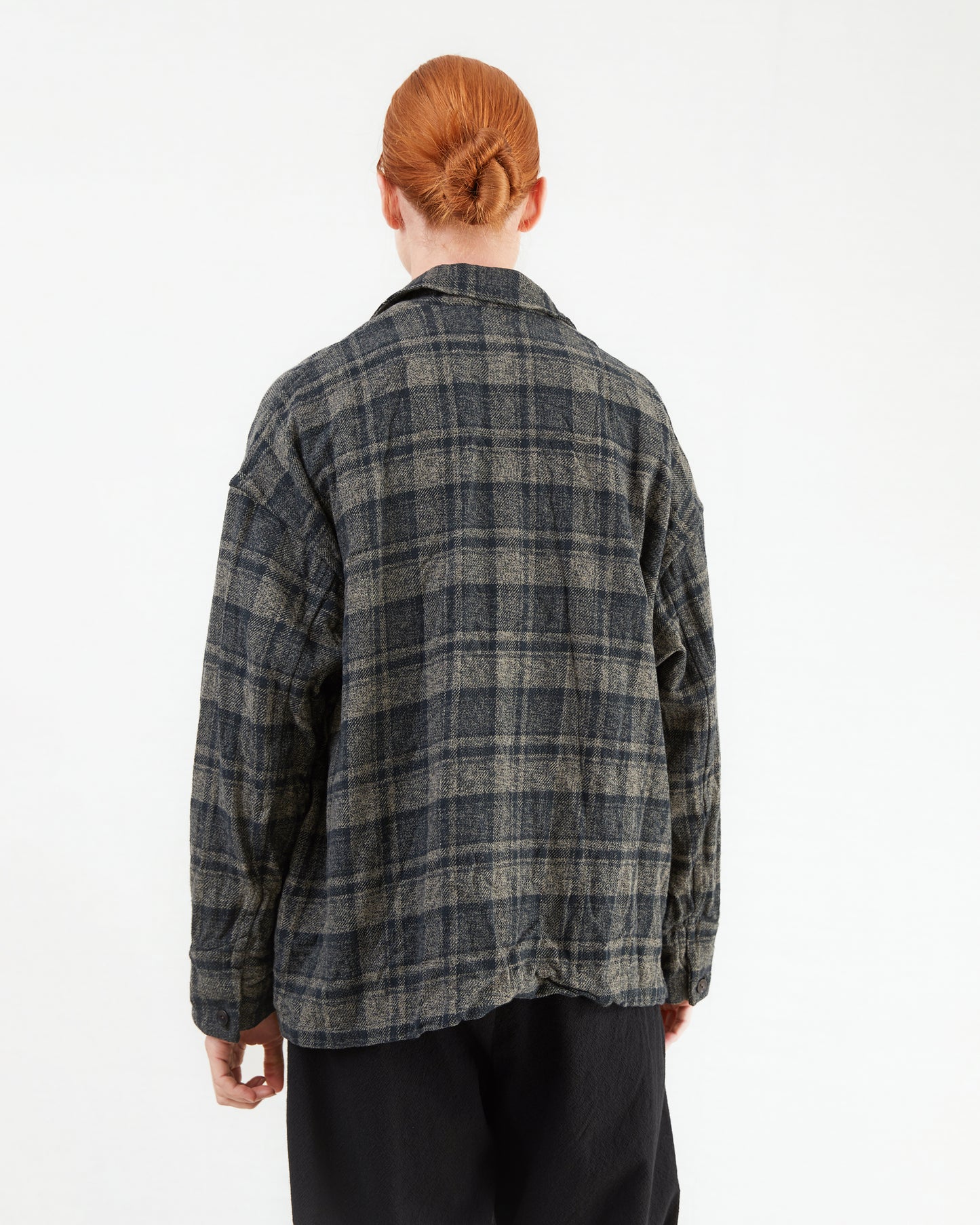 Pas de Calais Triple Low Twist Cotton Coverall in Charcoal