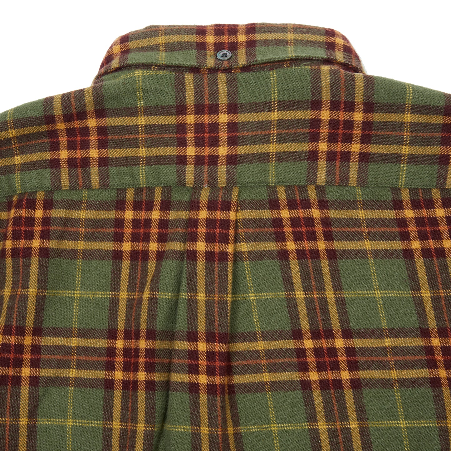 Portuguese Flannel Hoop Shirt in Green Plaid