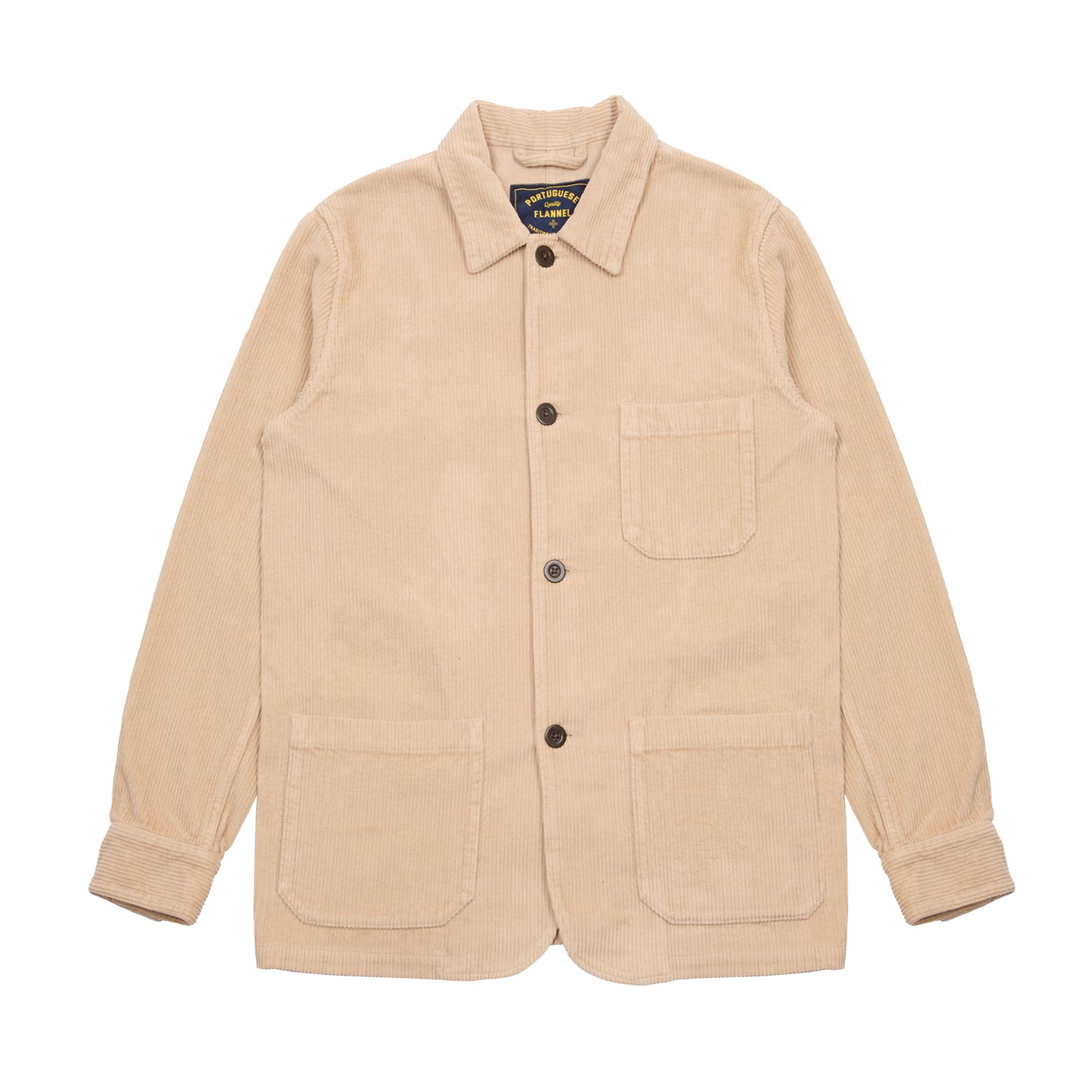 Portuguese Flannel Labura Corduroy Jacket in Beige