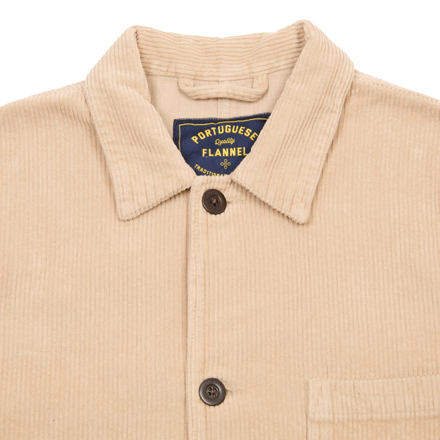 Portuguese Flannel Labura Corduroy Jacket in Beige
