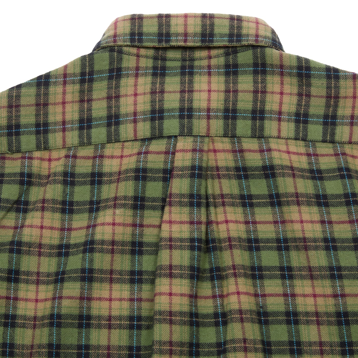 Portuguese Flannel Parque Flannel Shirt in Green Check