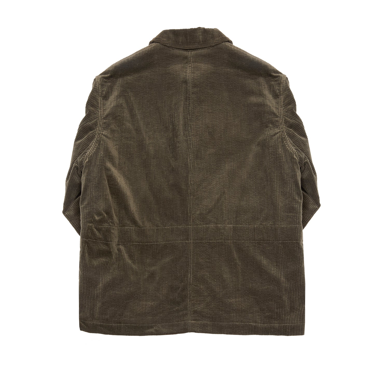 Sage de Cret Corduroy Short Coverall Jacket in Olive