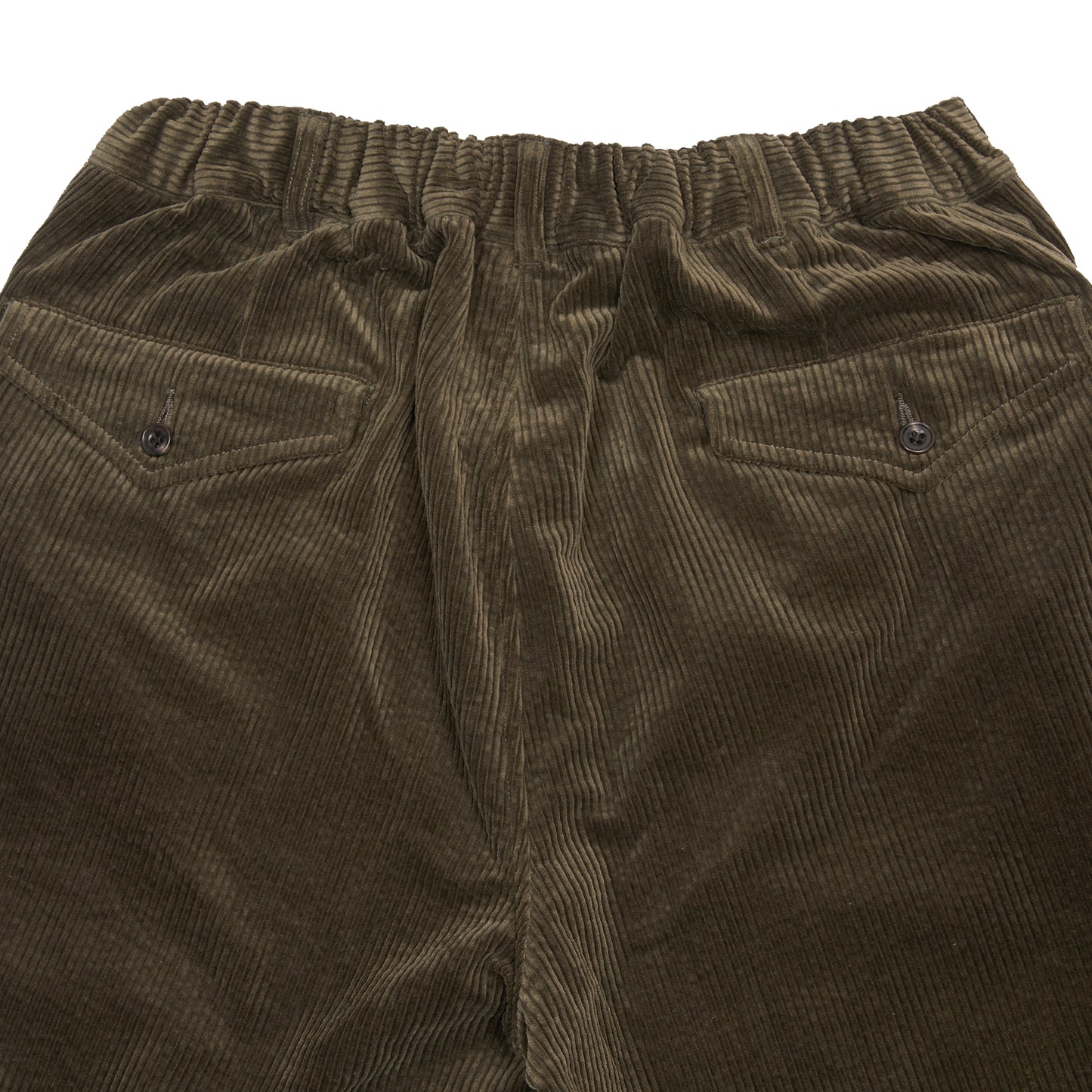 Sage De Cret Corduroy Pegtop Pants in Olive