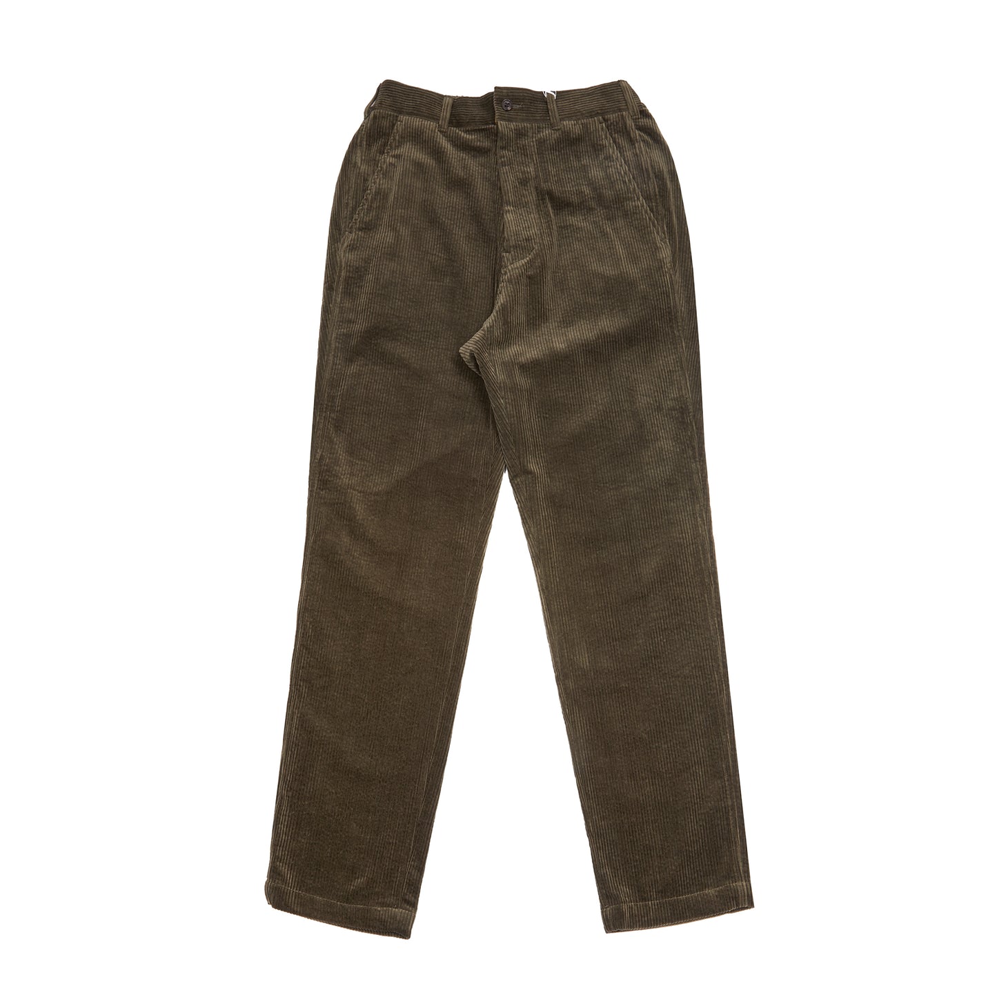 Sage De Cret Corduroy Pegtop Pants in Olive