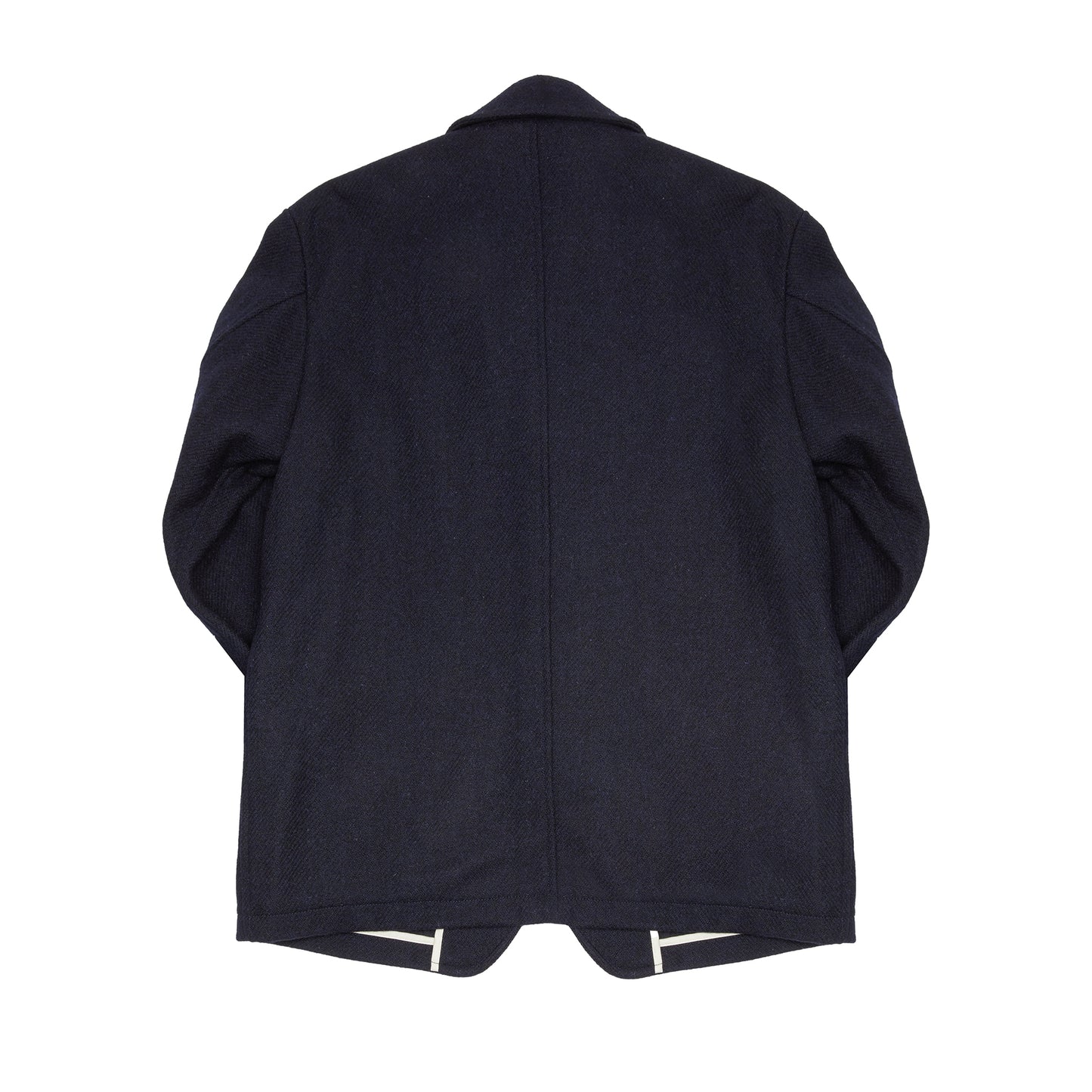 Sage de Cret Harris Tweed Tailored Jacket in Navy