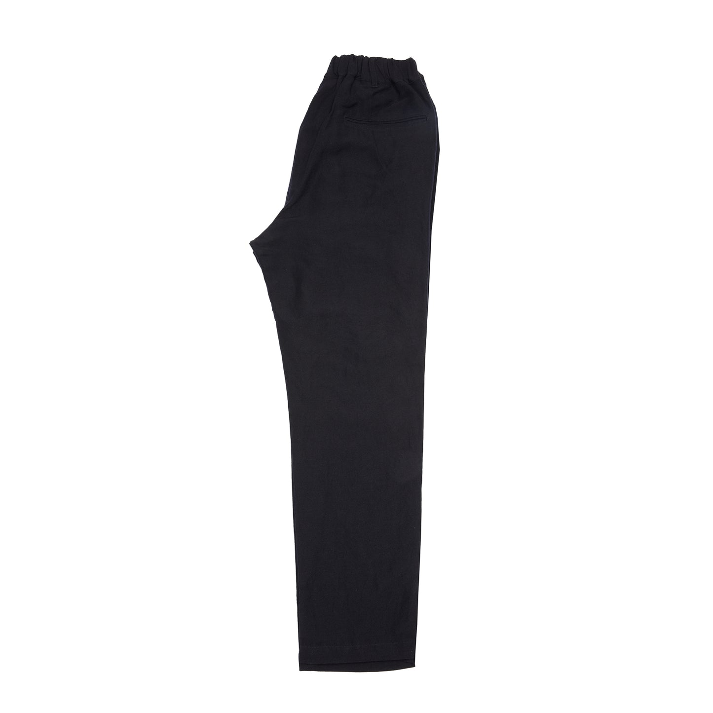 Sage De Cret Wool Linen Serge Tapered Pants in Navy